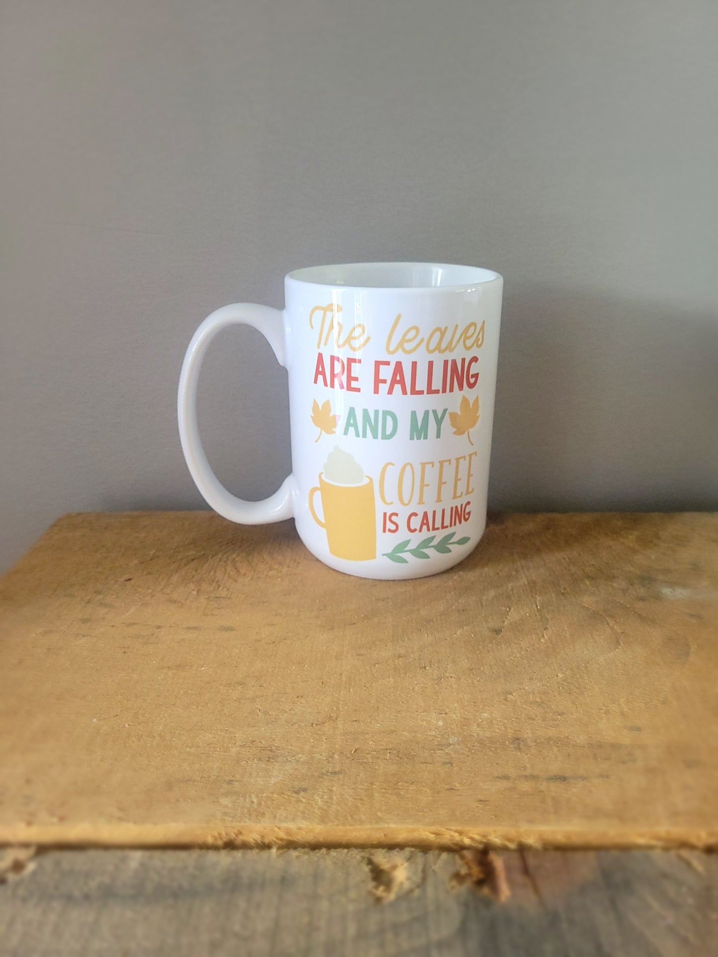Fall Coffee Calling Mug