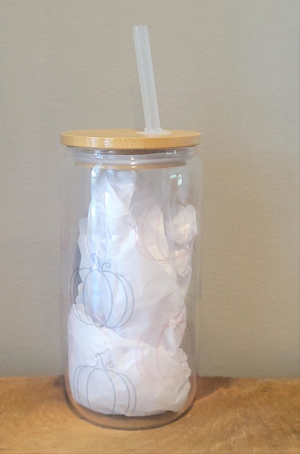 Pumpkins Coffee Glass Tumbler
