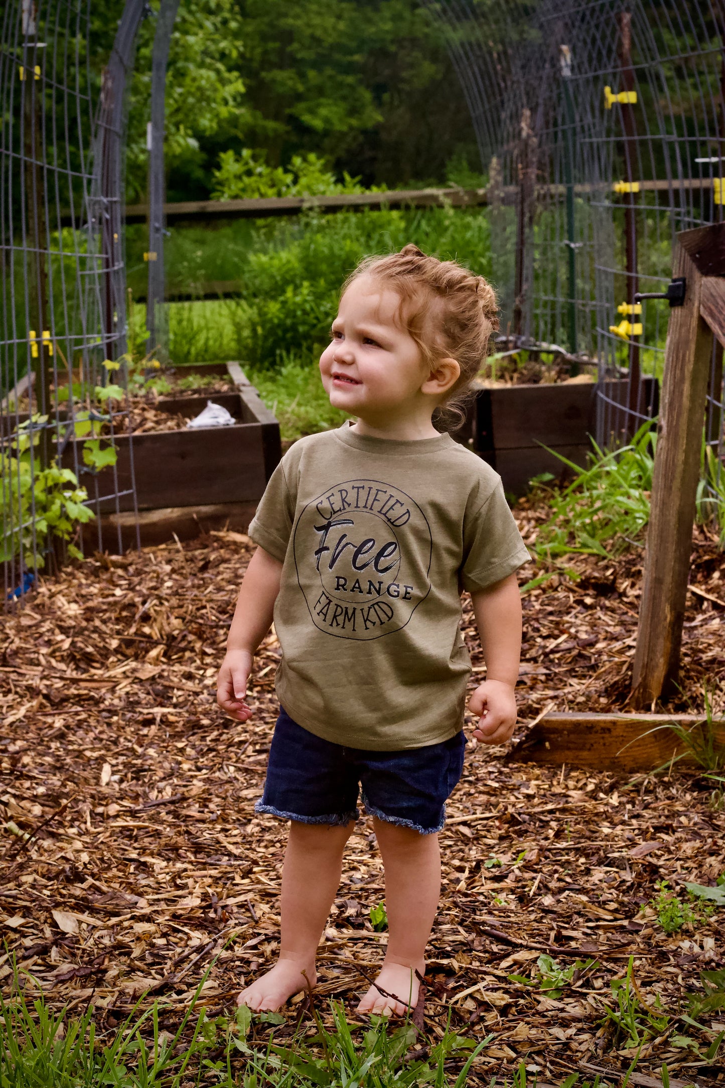 Free Range Farm Kid T-Shirt