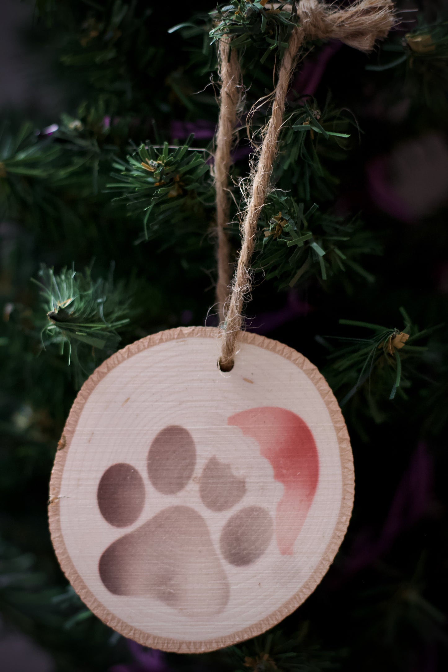 Paw Print Ornament