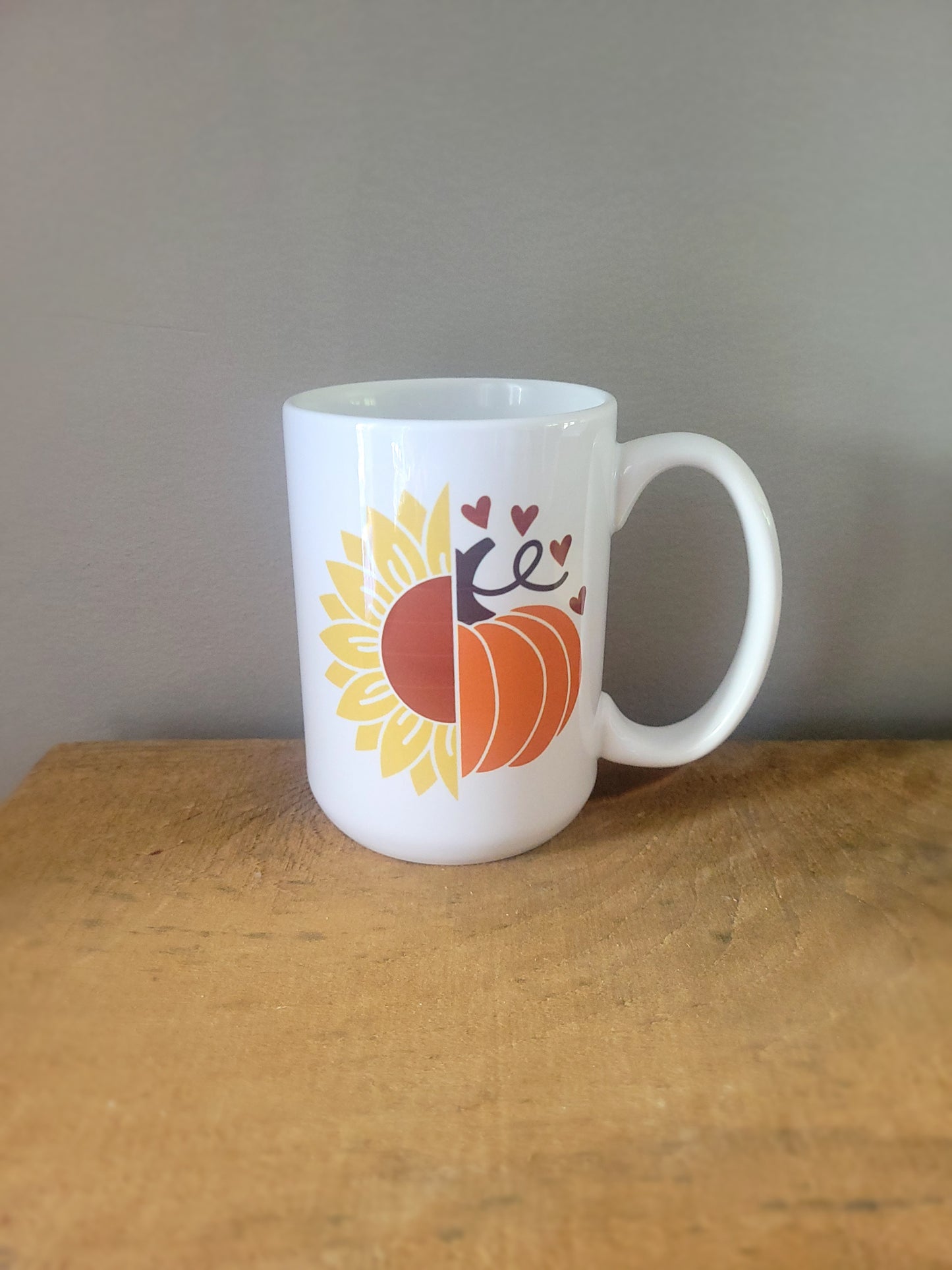 Sunflower Pumpkin Mug