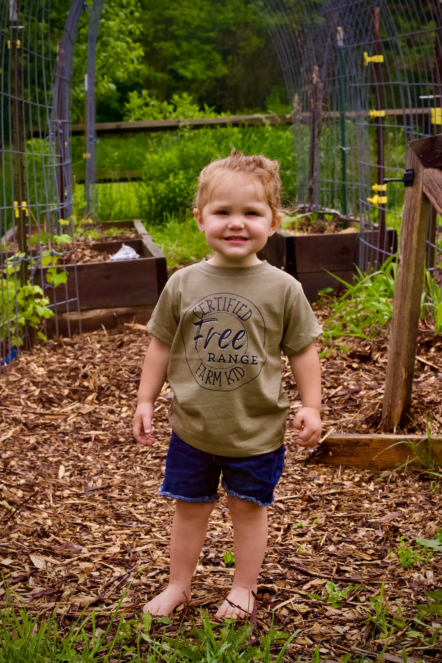 Free Range Farm Kid T-Shirt