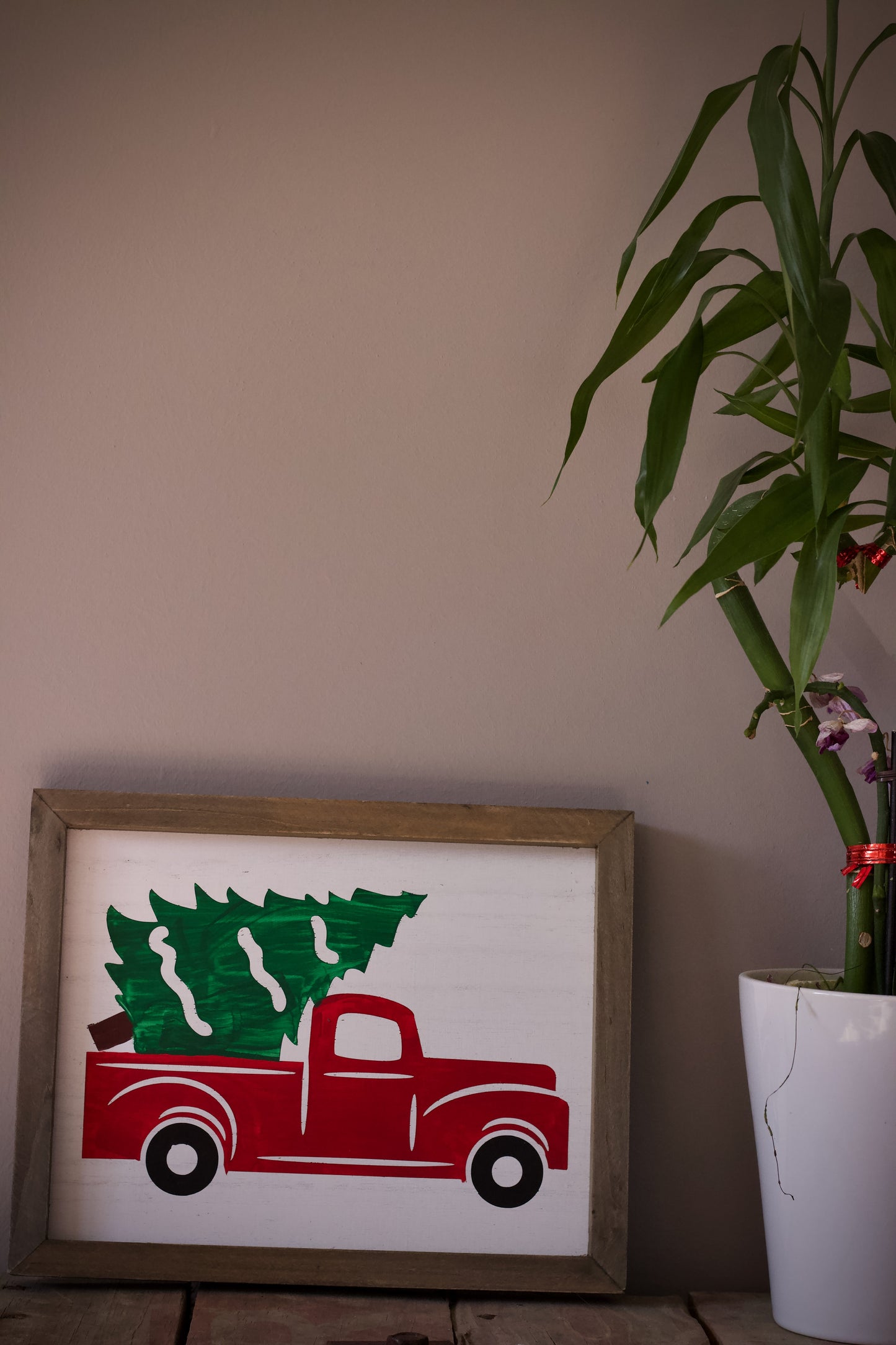 Christmas Tree Truck Sign