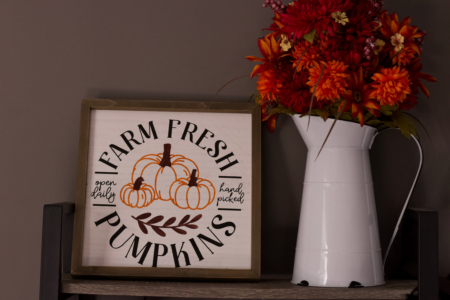 Farm Fresh Pumpkins Sign