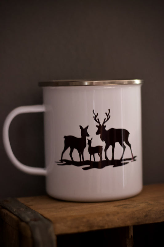 Deer Family Camp Mug