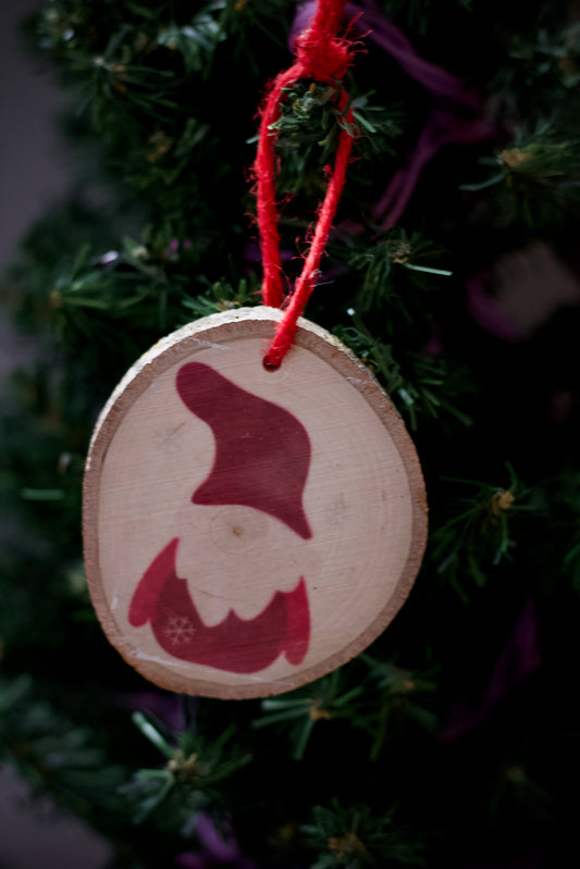 Red Gnome Ornament