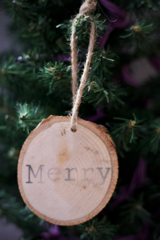 Merry Ornament