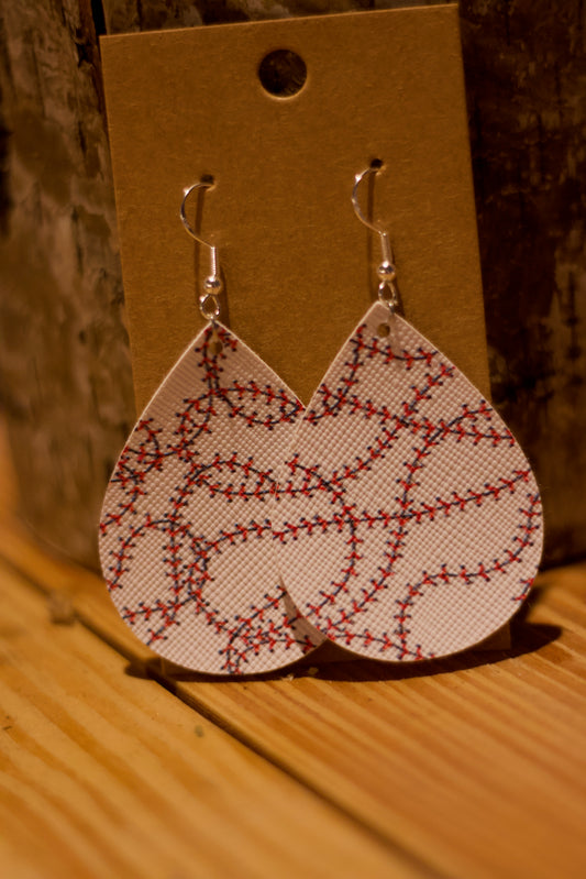 Baseball Earrings