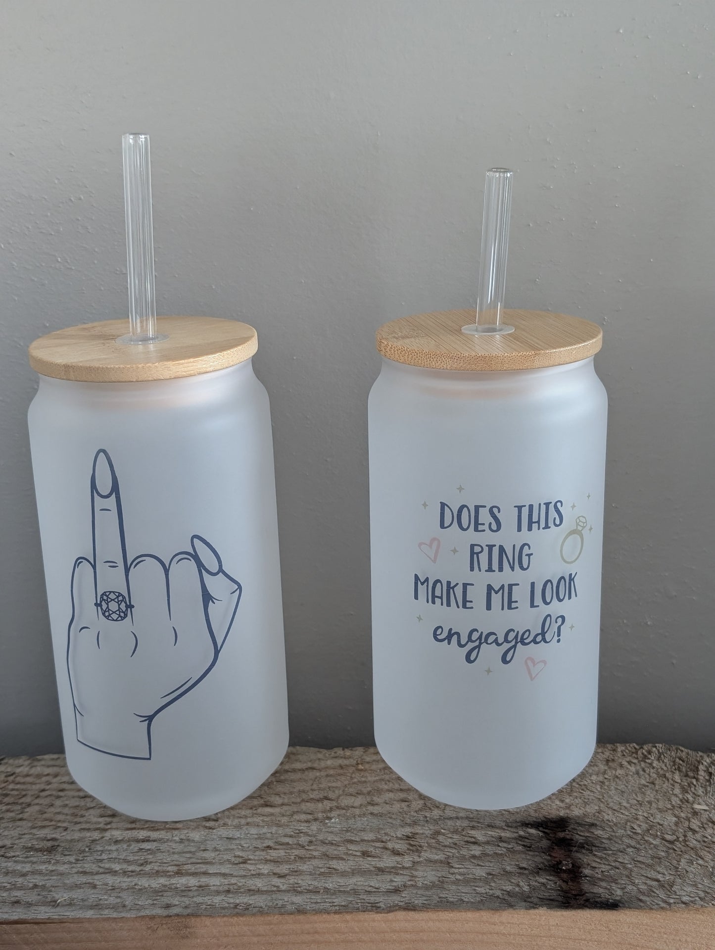 Engaged Glass Tumbler